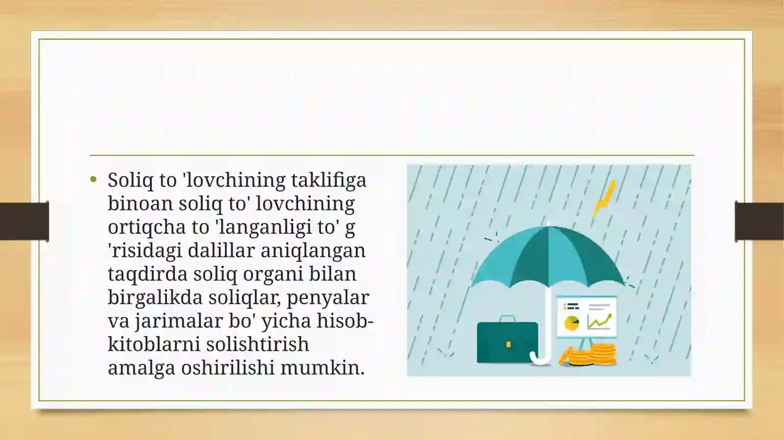 Ortiqcha to’langan va ortiqcha undirilgan soliqlarni xisobga olish hamda qaytarishningxosxususiyatlari 4