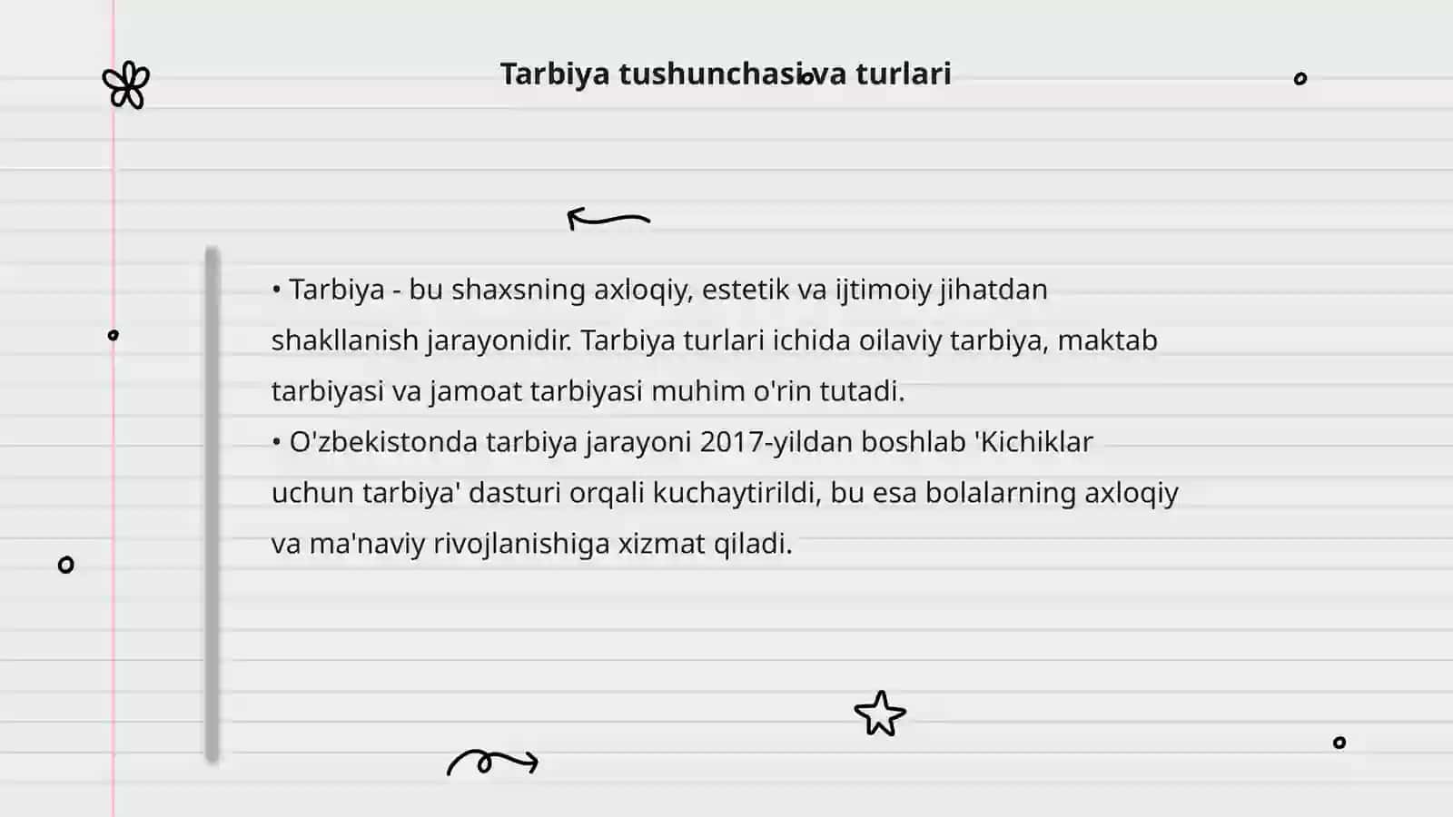 Ta'lim va tarbiya órtasidagi uzviy boģliqlik 4