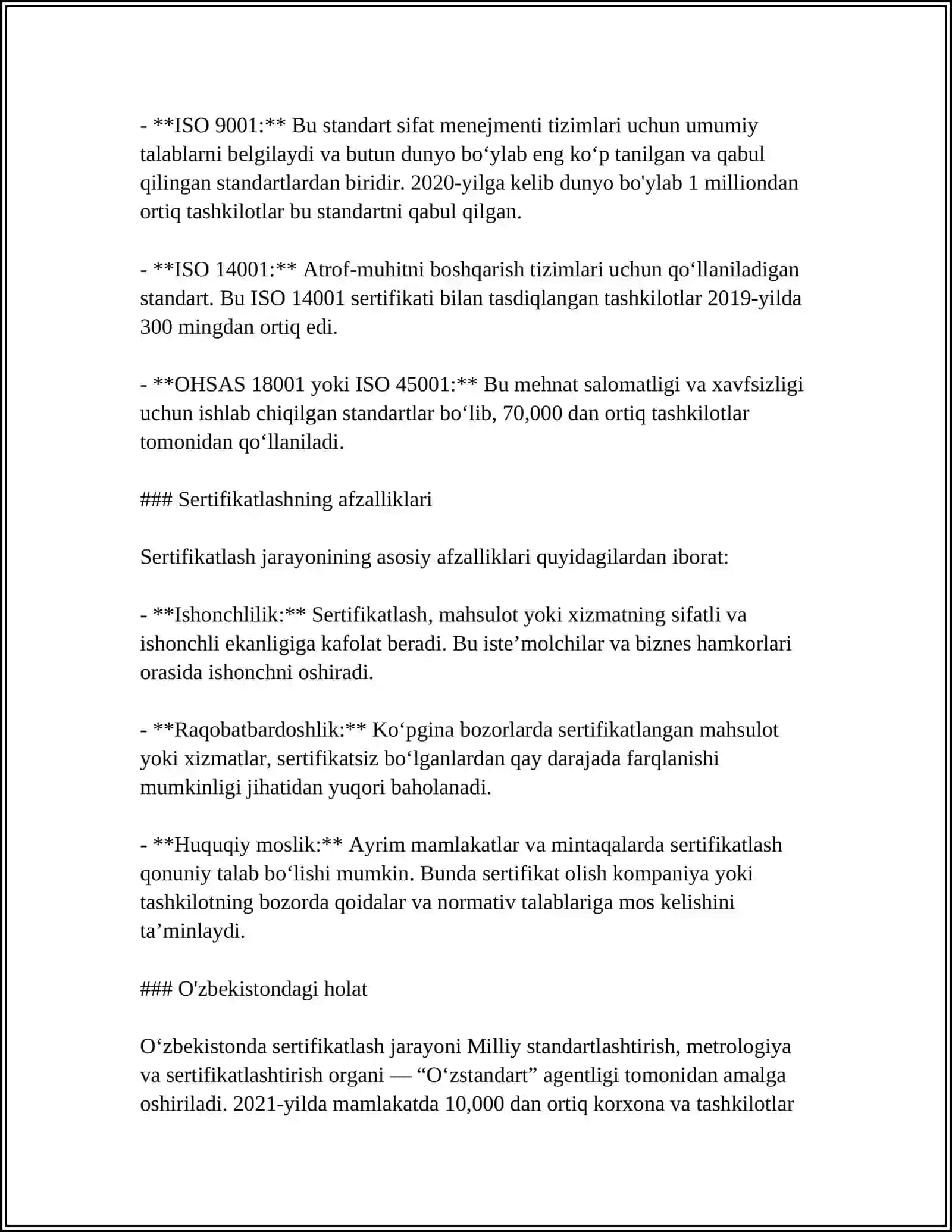 Sertifikatlashning asosiy atamalari va tushunchalari 4