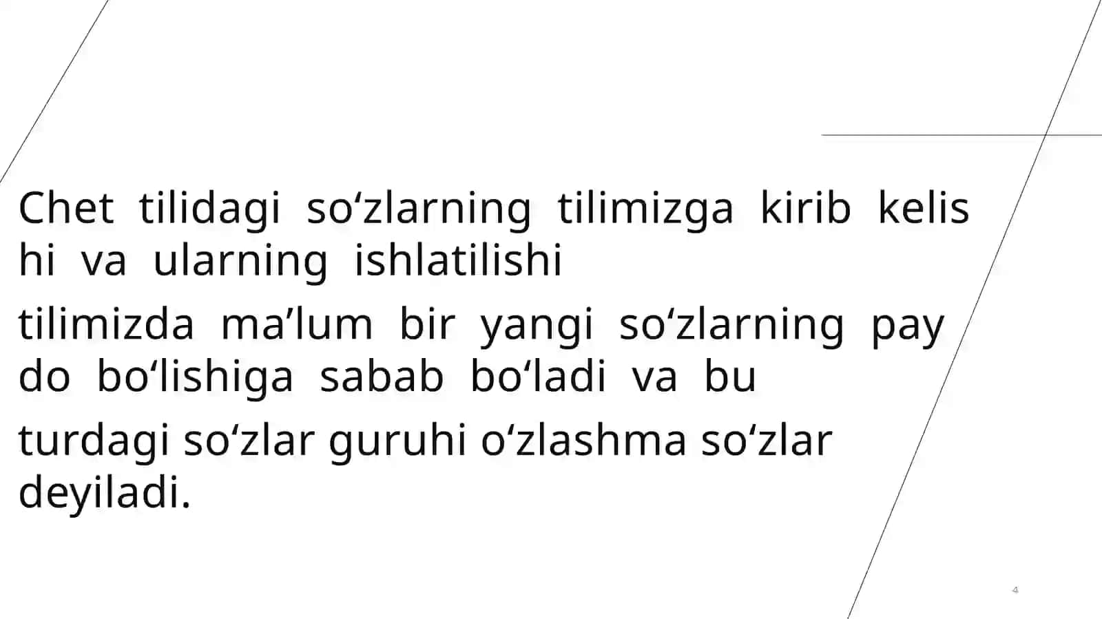 O’zbek tilidagi qisqartma so’zlarning lingvistik bazasini yaratish 4