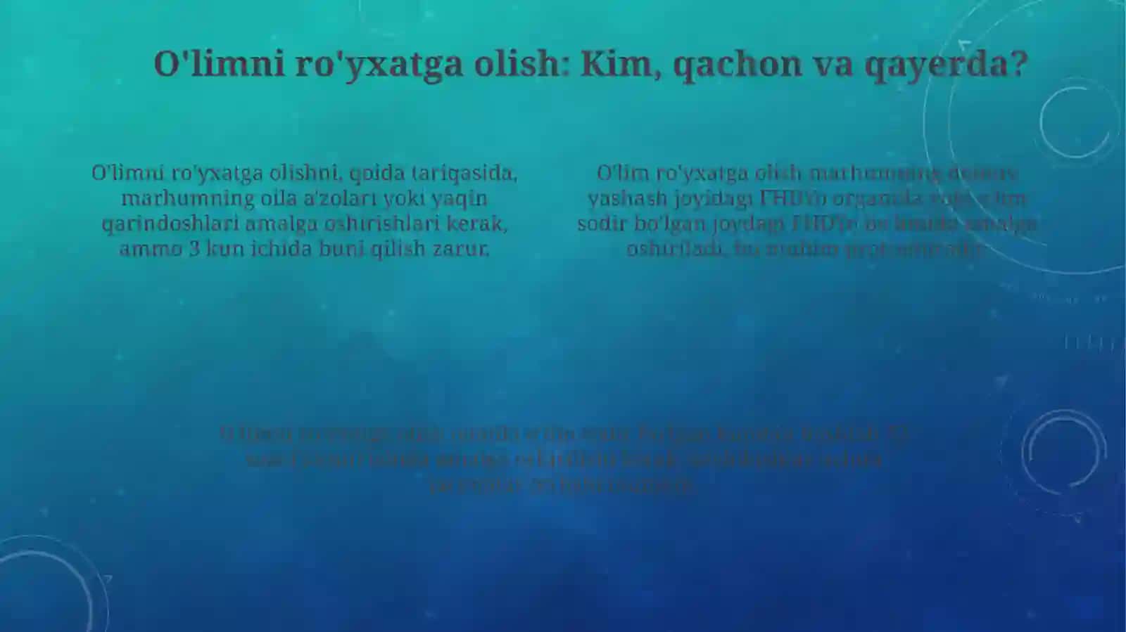 Oʼlimni qayd etish 4
