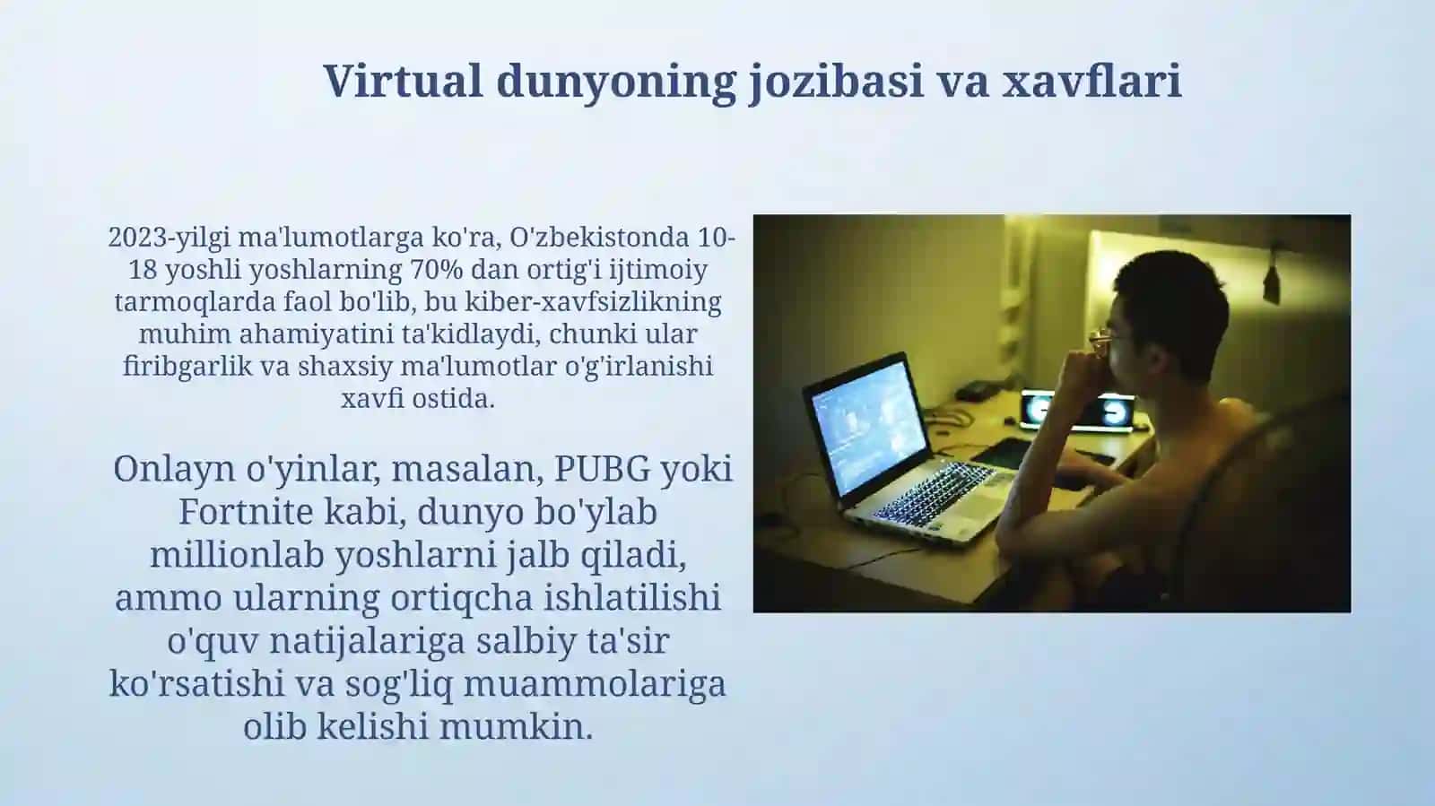 Yoshlar va vertual dunyo 4