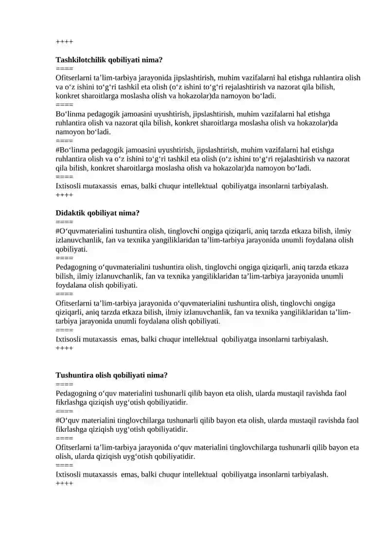 Pedagogik Takt Nima? 4