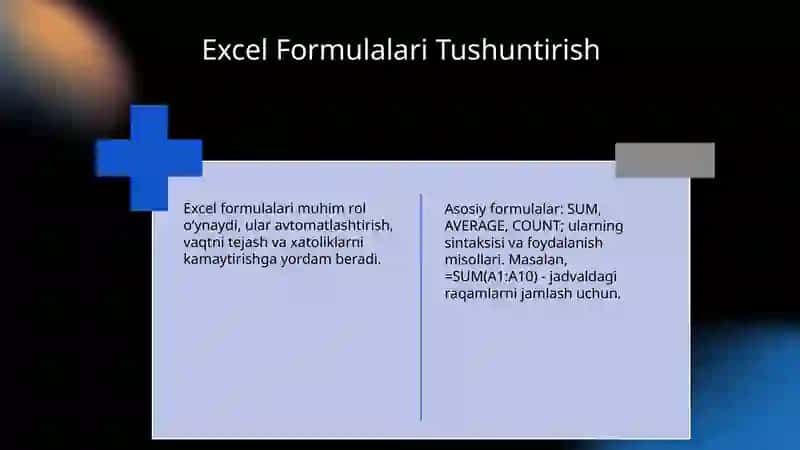 IQTISODIY MASALALARNI YECHISHDA JADVAL MUXARRIRLARIDAN FOYDALANISH (MICROSOFT EXCEL) 4