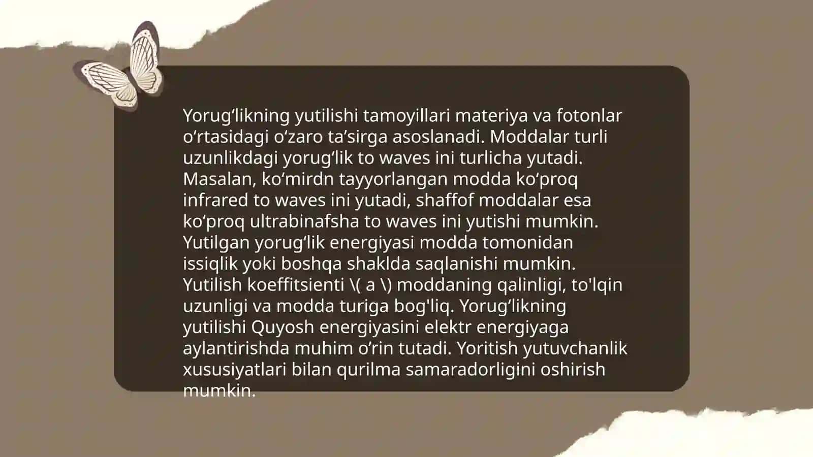 Yorugʻlikning sochilishi va yutilishi 4