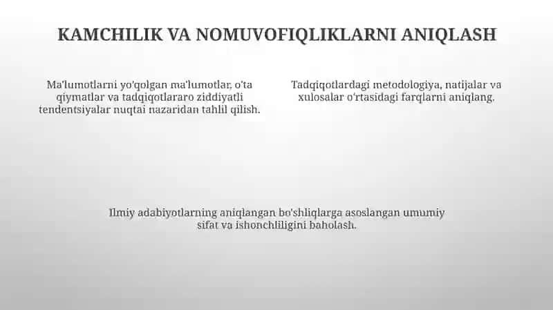 Ilmiy adabiyotlarni tahlil qilish 4