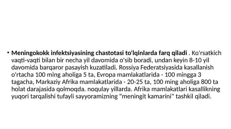 Meningokokkli infektsiyasi (meningokokk ) 4