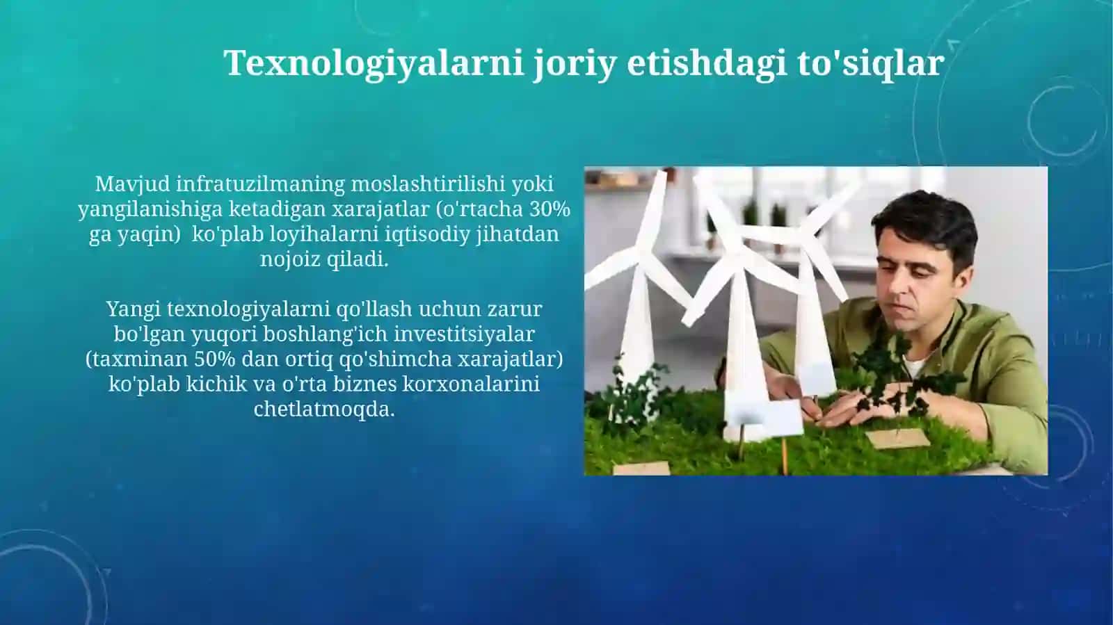 Yashil Ish O'rinlarini Rivojlantirish Masalalari 4
