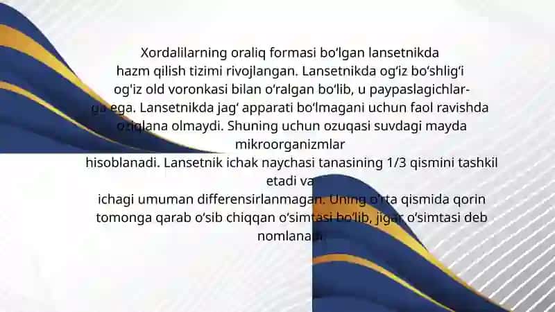 Tibbiy biologiya va genetika: Hazm qilish tizimi filogenezi 4