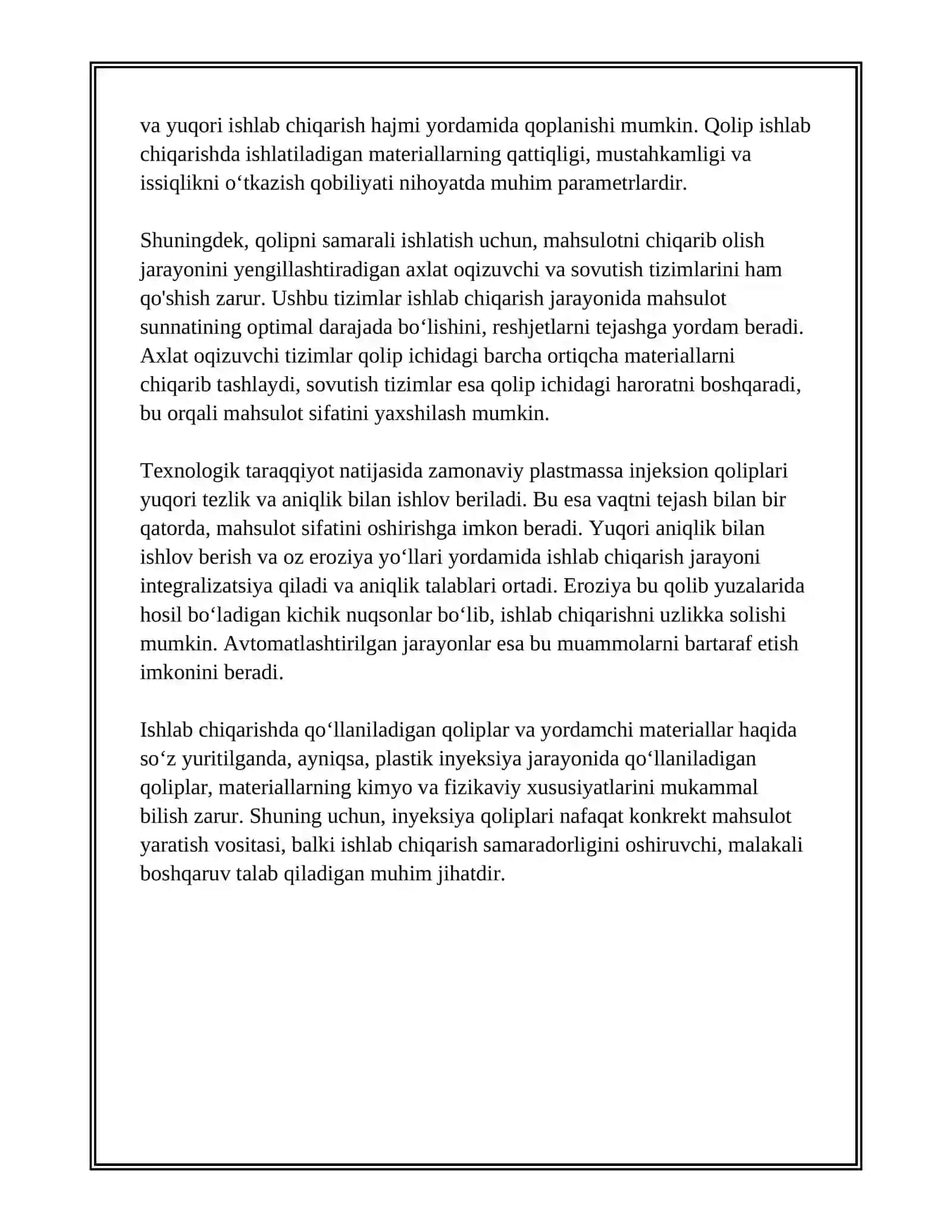 Plastmassa injeksion qoliplari 4