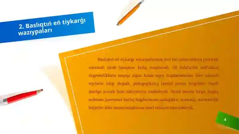 Mektepke shekemgi bilimlendiriw shólkemleri 4