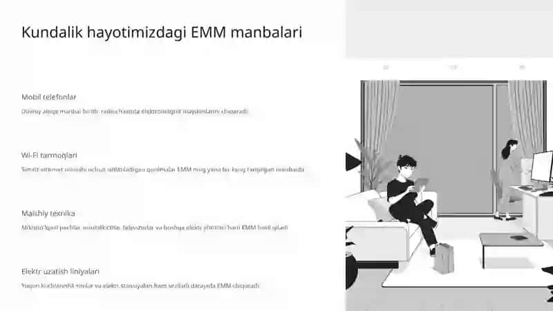 Inson va texnologiya. Elektromagnit maydon, radiatsiya va maishiy kimyo 4