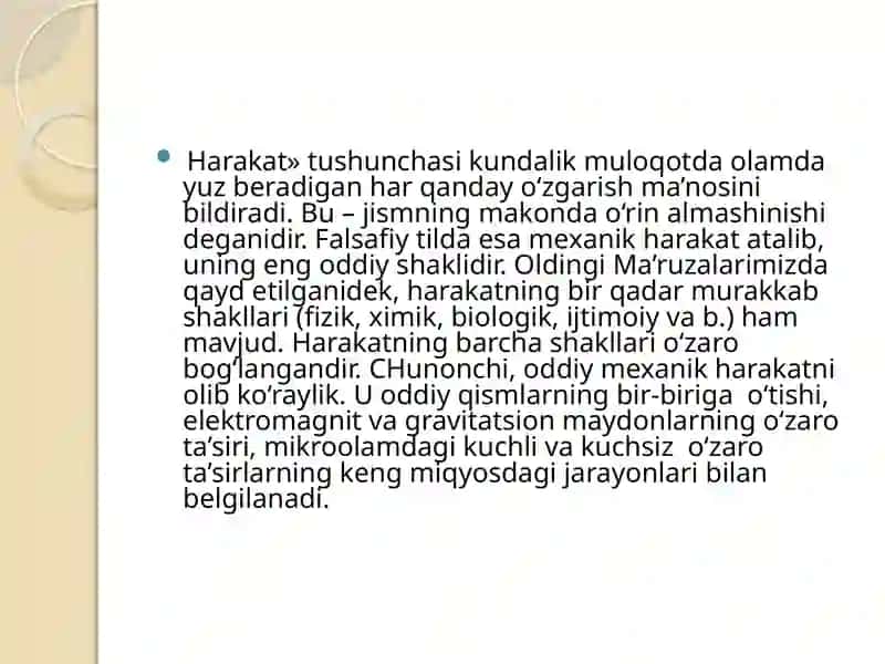FALSAFANING RIVOJLANISH NAZARIYASI.DIALEKTIKA 4