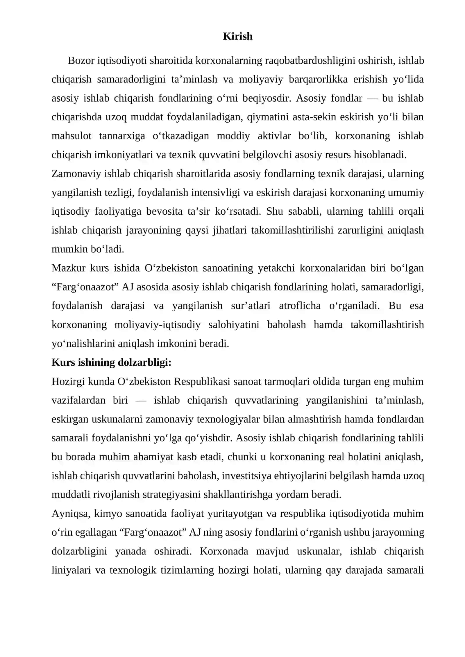 Korxonaning ishbilarmonlik va samaradorlik ko’rsatkichlari tahlili 4