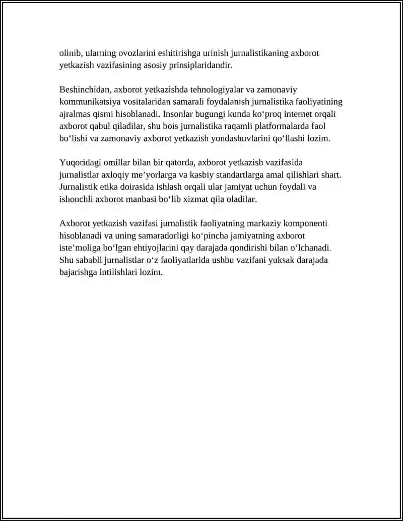 JURNALISTIKANING VAZIFALARI 4