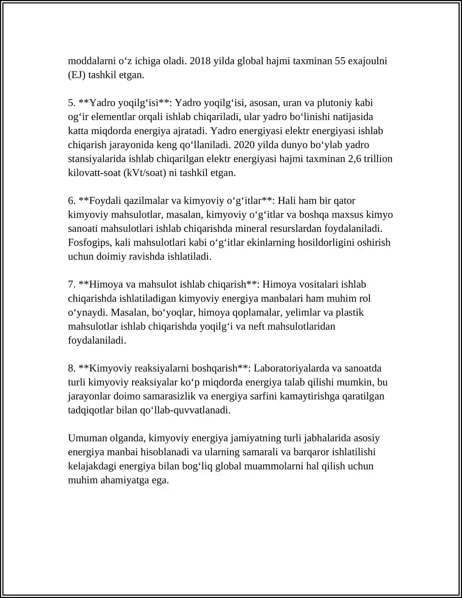 AMALDA KIMYOVIY TOK MANBALARI VA TURLARI XUSUSIYATLARI 4