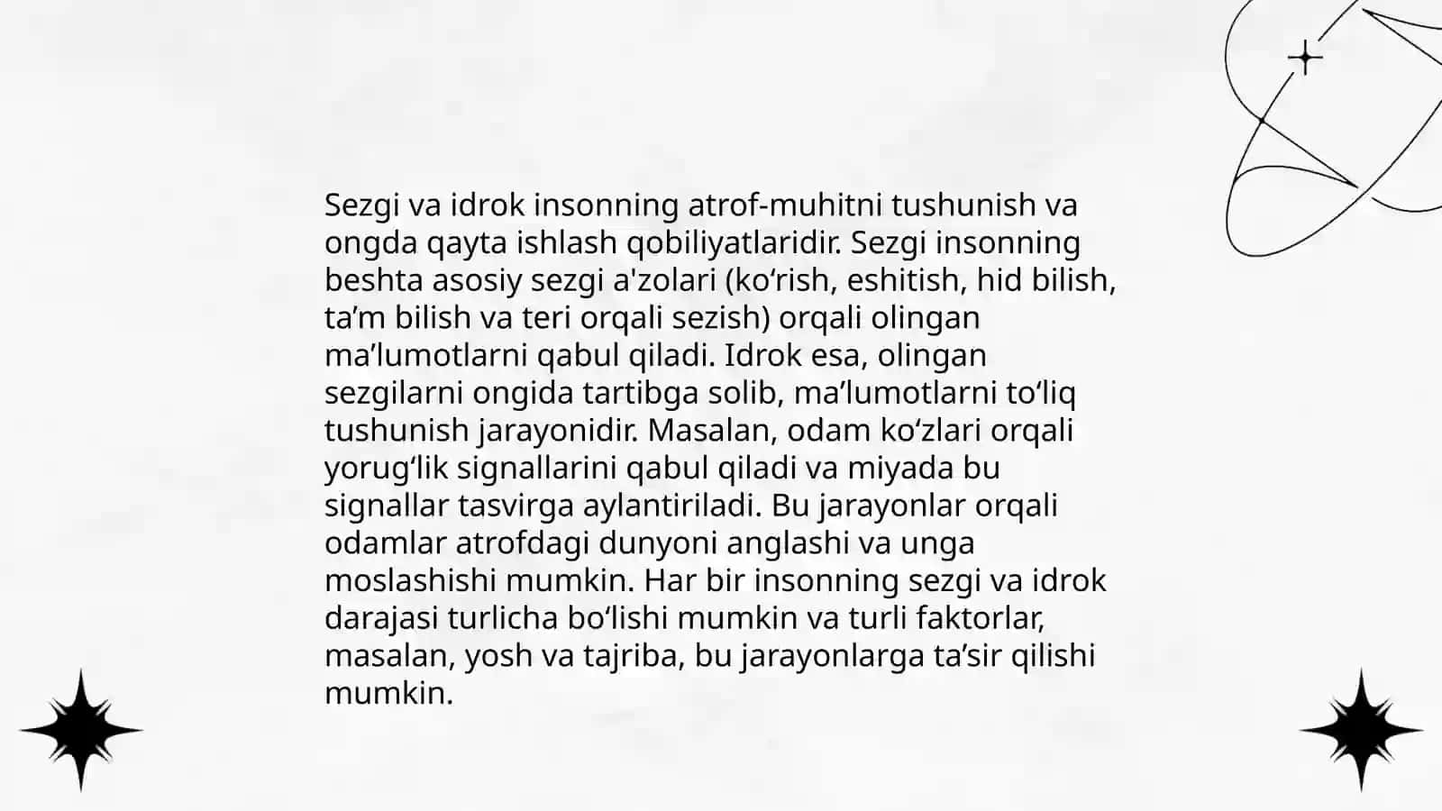 Sezgi turlari va uning qonuniyatlari 4