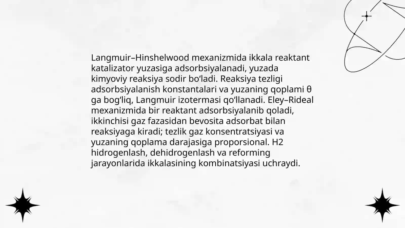 Katalizator ishtirokida gazsimon uglevodorodlarni konversiyalash nazariy asoslari 4