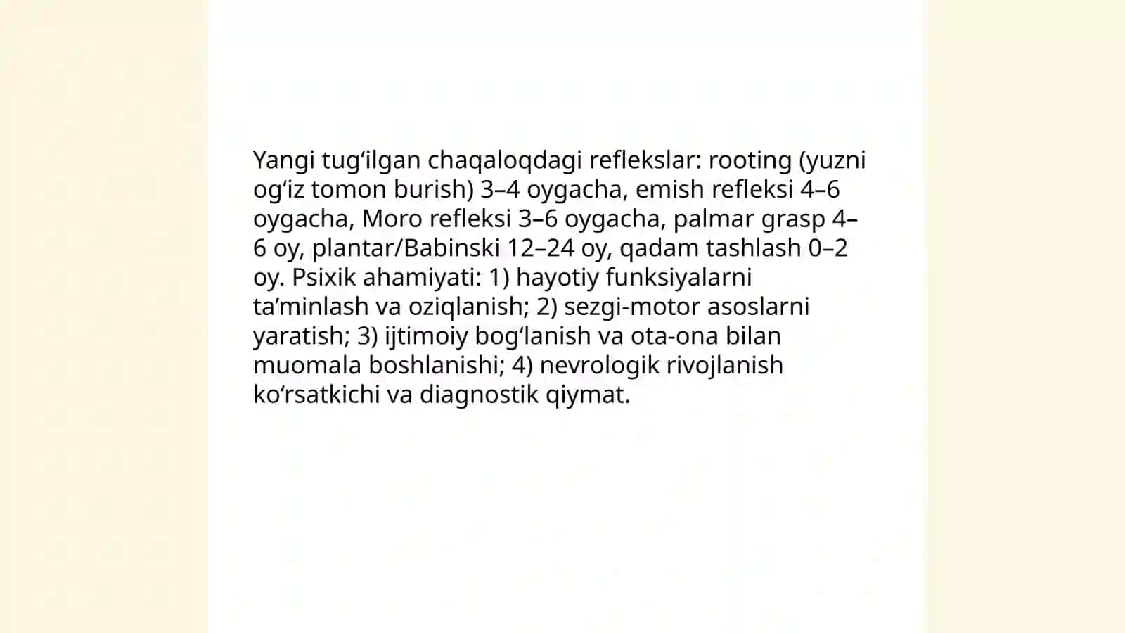 Ontogeniznig ilk bosqichlarida inson psixik rivojlanishga xos xususiyatlari 4