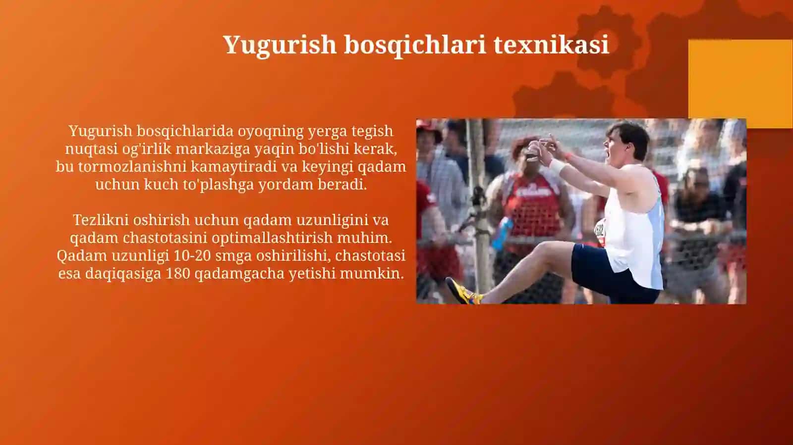 Yengil atletika: Uloqtirish turlari texnikasini oʻrgatish 4