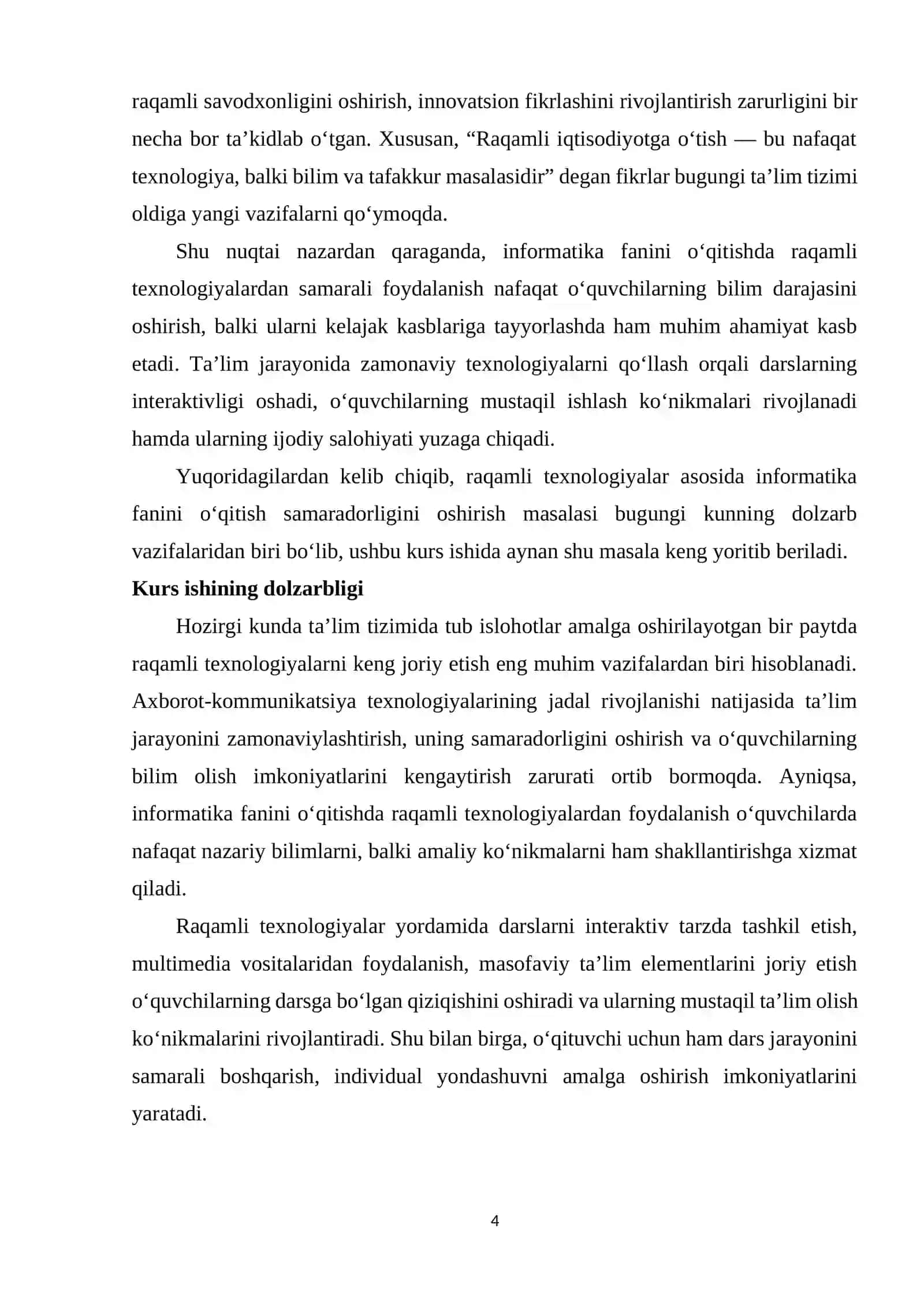 Raqamli texnologiyalar asosida informatika o‘qitish samaradorligini oshirish 4