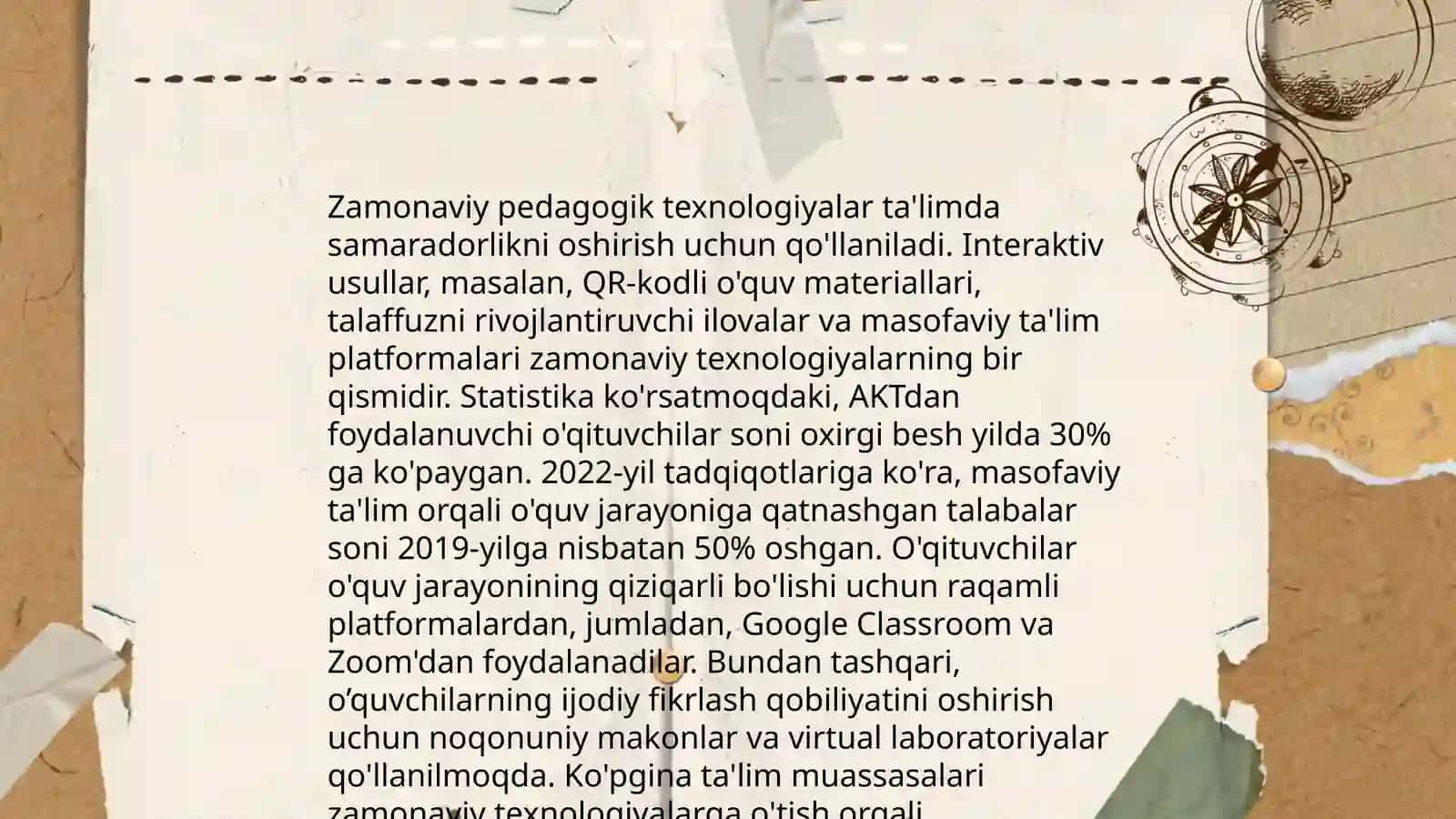 ZAMONAVIY MAKTAB DARSLIKLARIGA QO'YILADIGAN TALABLAR 4