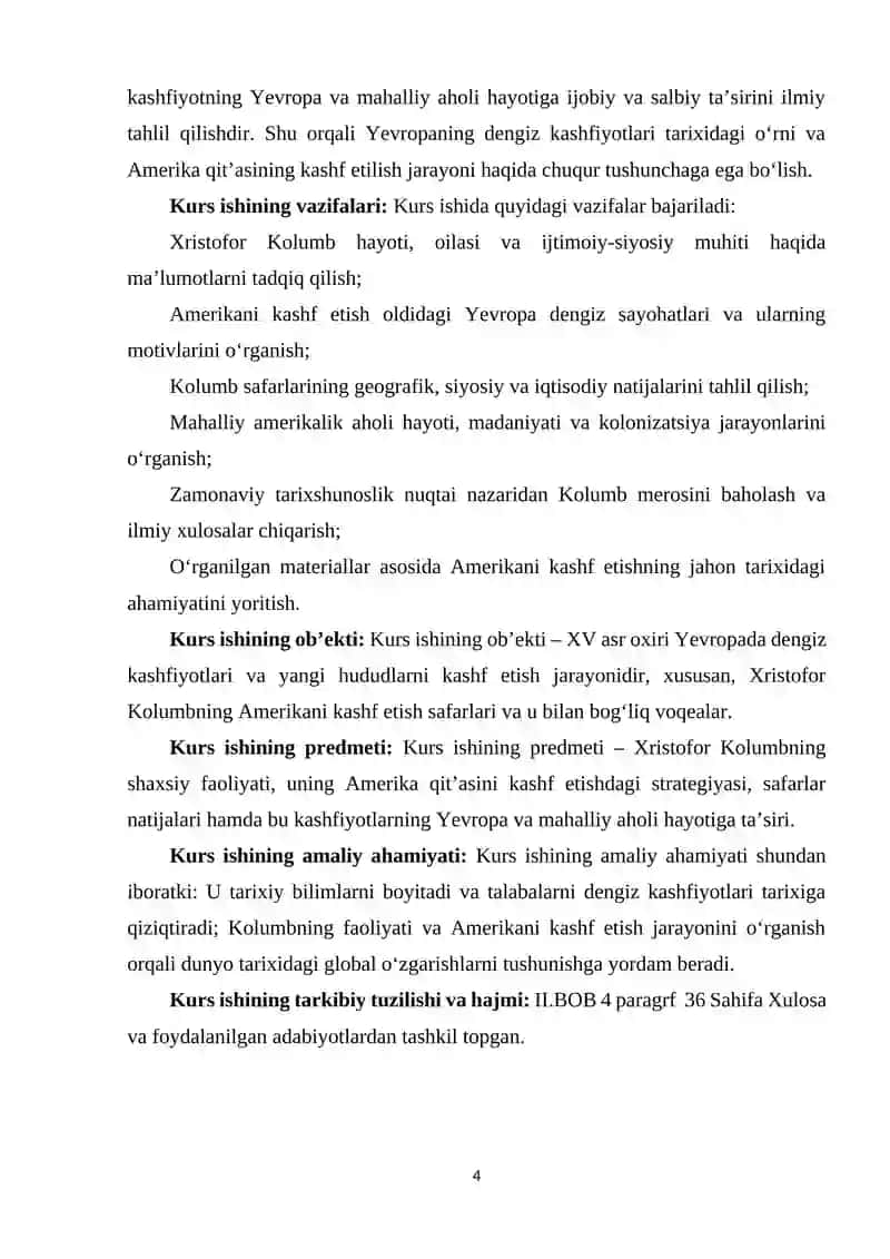 XRISTOFOR KOLUMB VA AMERIKANING KASHF ETILISHI 4
