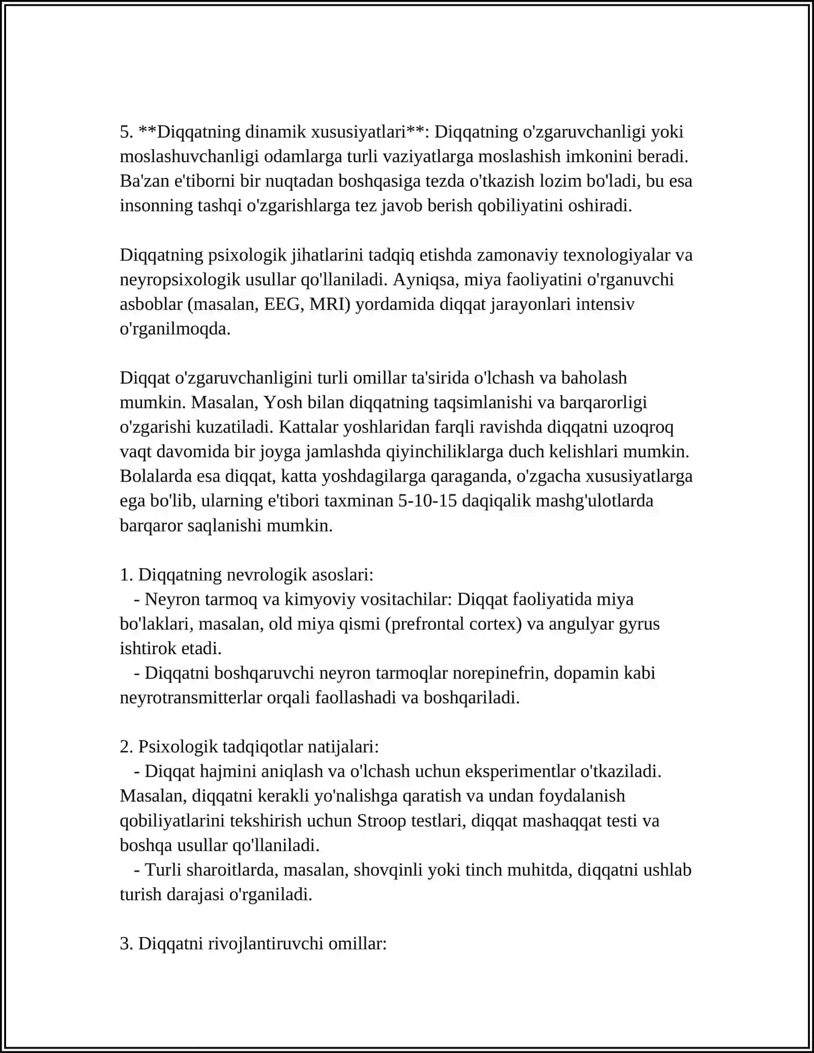 DIQQAT HAQIDA OLIMLAR FIKRINI VENN DIAGRAMMASI ASOSIDA IZOHLAB BERISH 4