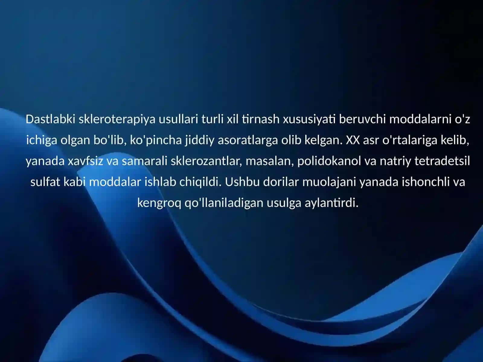 Zamonaviy skleroterapiya 4