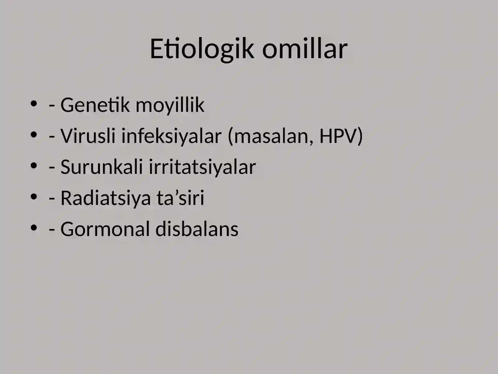Yuz-jag’ sohasining o’smasimon hosilalari va xavfsiz o’smalari 4