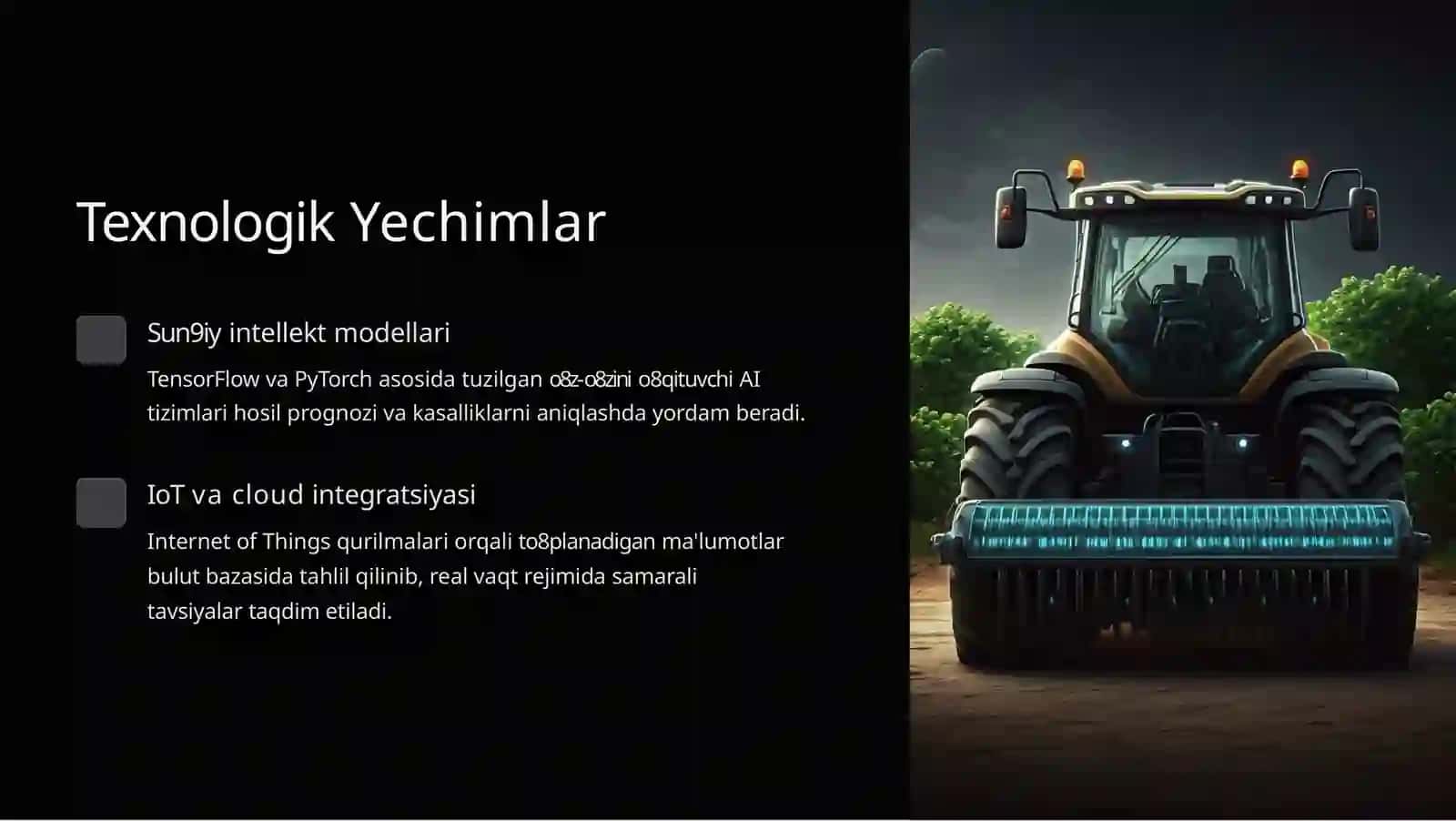 SmartAgroAI: Sun'iy Intellekt Asosida Aqlli Qishloq Xo'jaligi Platformasi 4