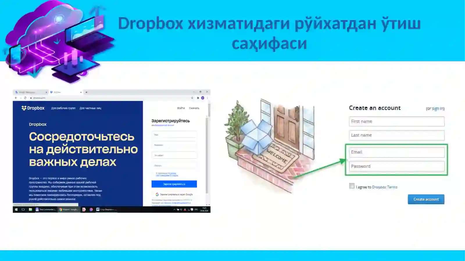 ТАЪЛИМ ЖАРАЁНЛАРИДА «БУЛУТЛИ ТЕХНОЛОГИЯЛАР»ДАН ФОЙДАЛАНИШ 4