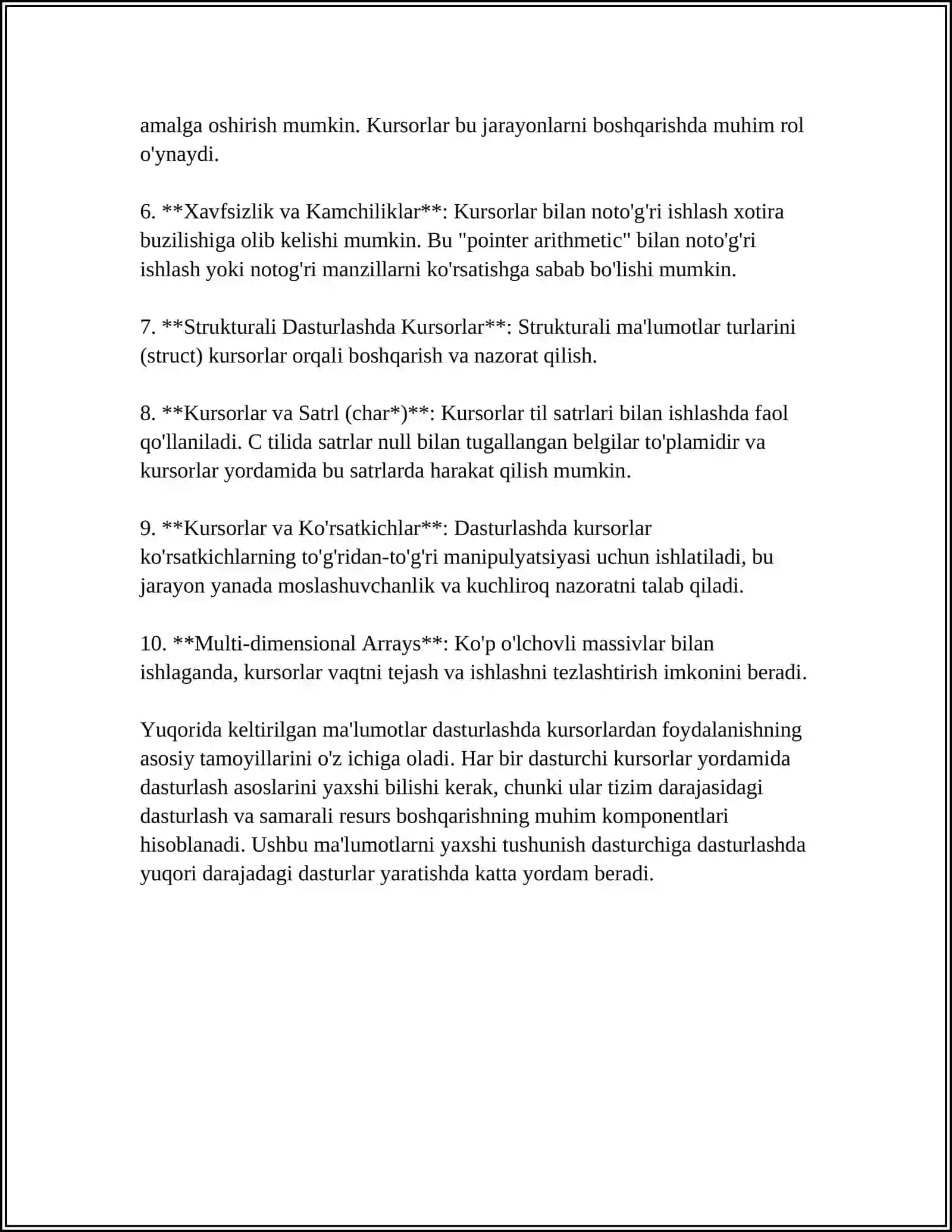 CURSLAB DASTURIDA ANIMATSALAR YARATISHDA QOʻLLASH 4