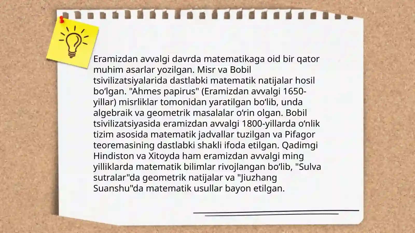Xitoy matematikasining tarixiy rivojlanishi 4