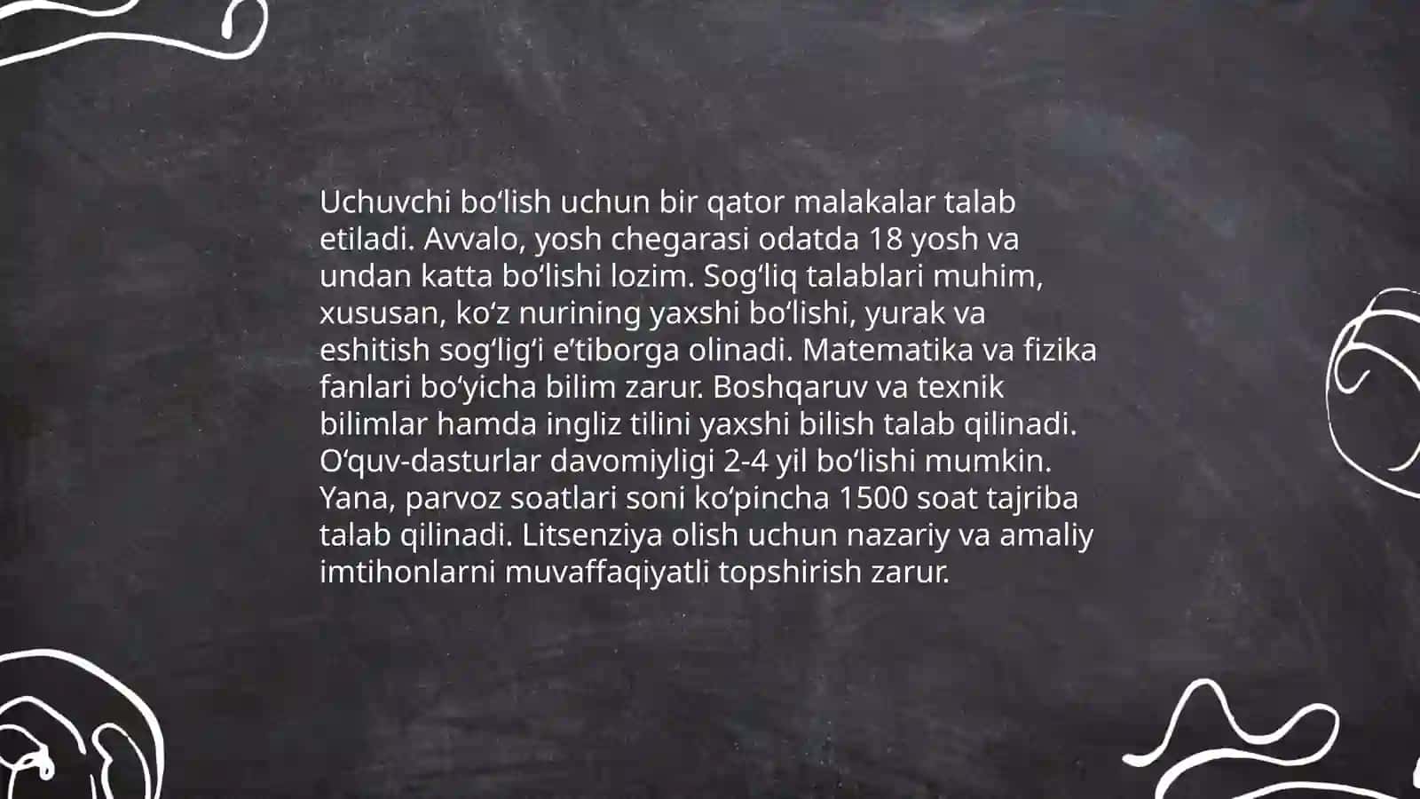 Uchuvchi kasbi 4