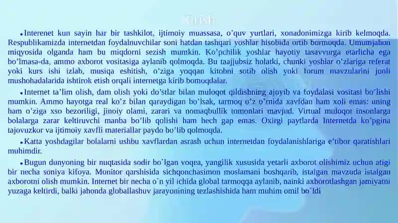 TA’LIMDA AXBOROT TEXNOLOGIYALARI 4