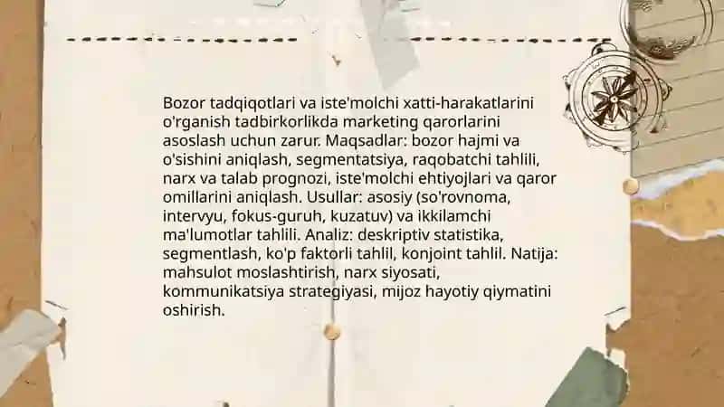 Tadbirkorlik sub'ektlarida marketing faoliyatini tashkil etish 4