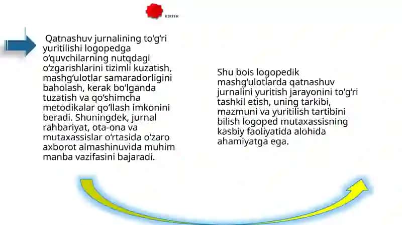 Logopedik mashg’ulotlarda qatnashuv jurnalini yuritish 4