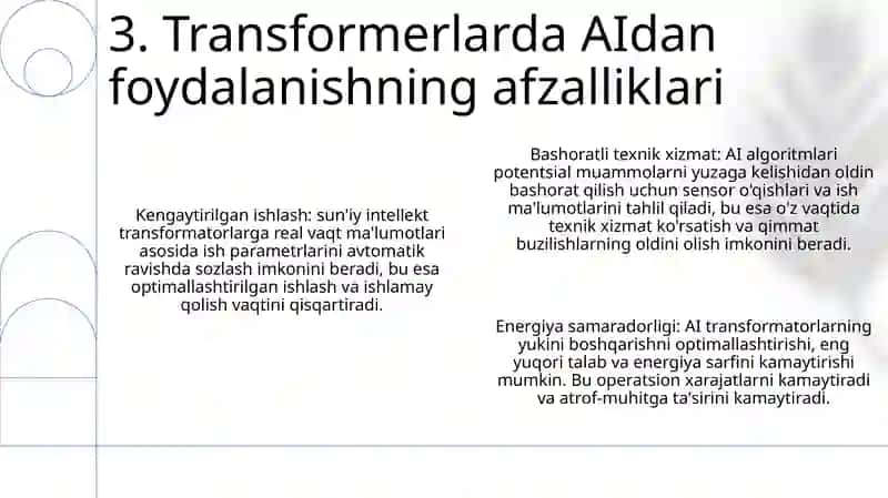 Transformatorda SunʼIy Intellektdan Foydalanish 4