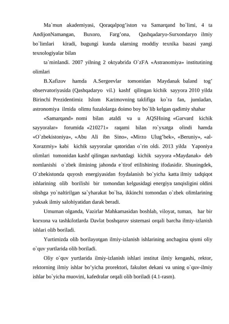 MAGISTRLIK DISSERTATSIYASI MAQSADI VA UNI YOZISH UCHUN TAYYORGARLIK KO'RISH 4