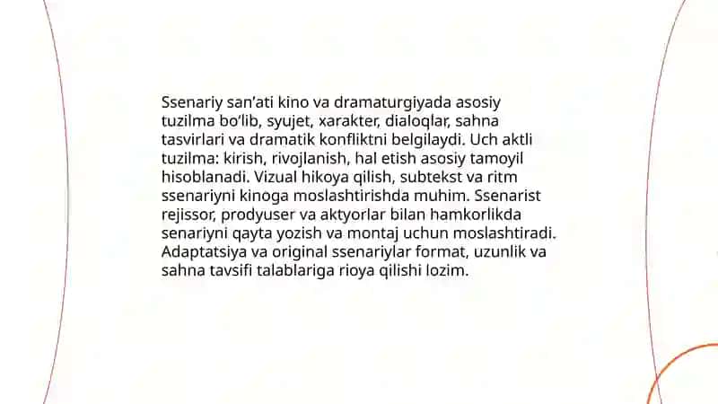 Kino sanʼat yoki industriya sifatida 4