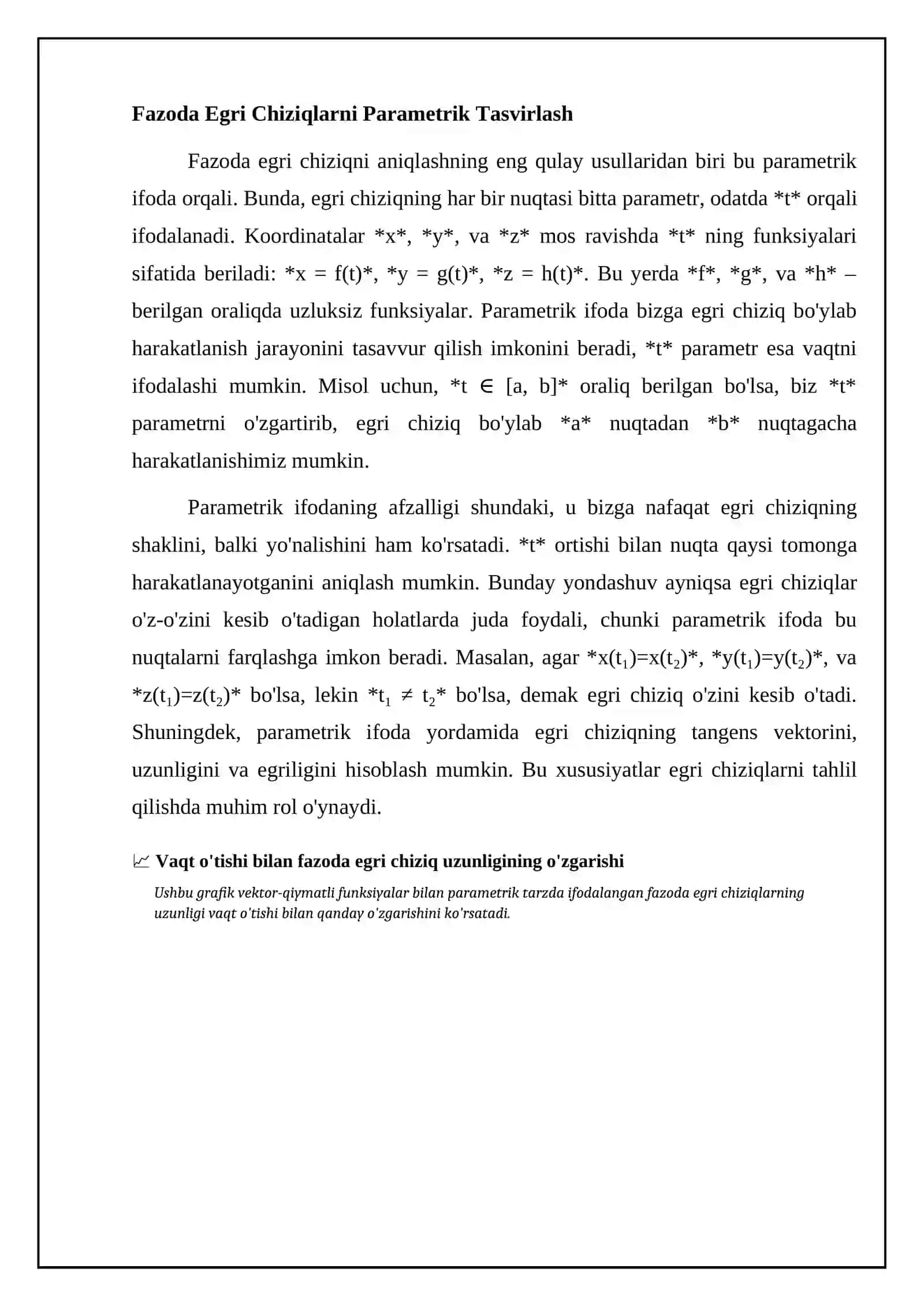 Fazodagi egri chiziqlar 4