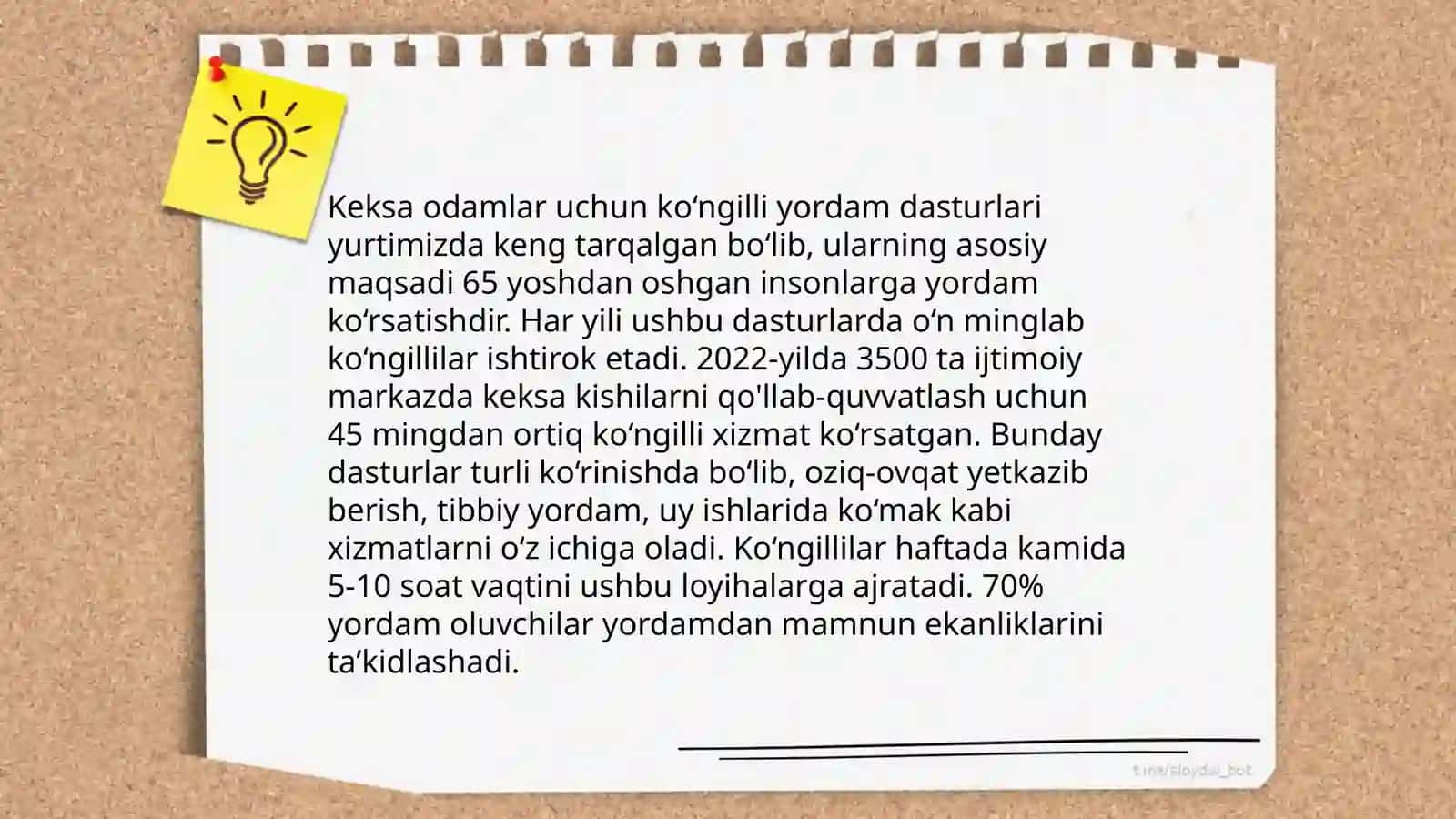 Keksalarga ijtimoiy xizmat koʻrsatish 4