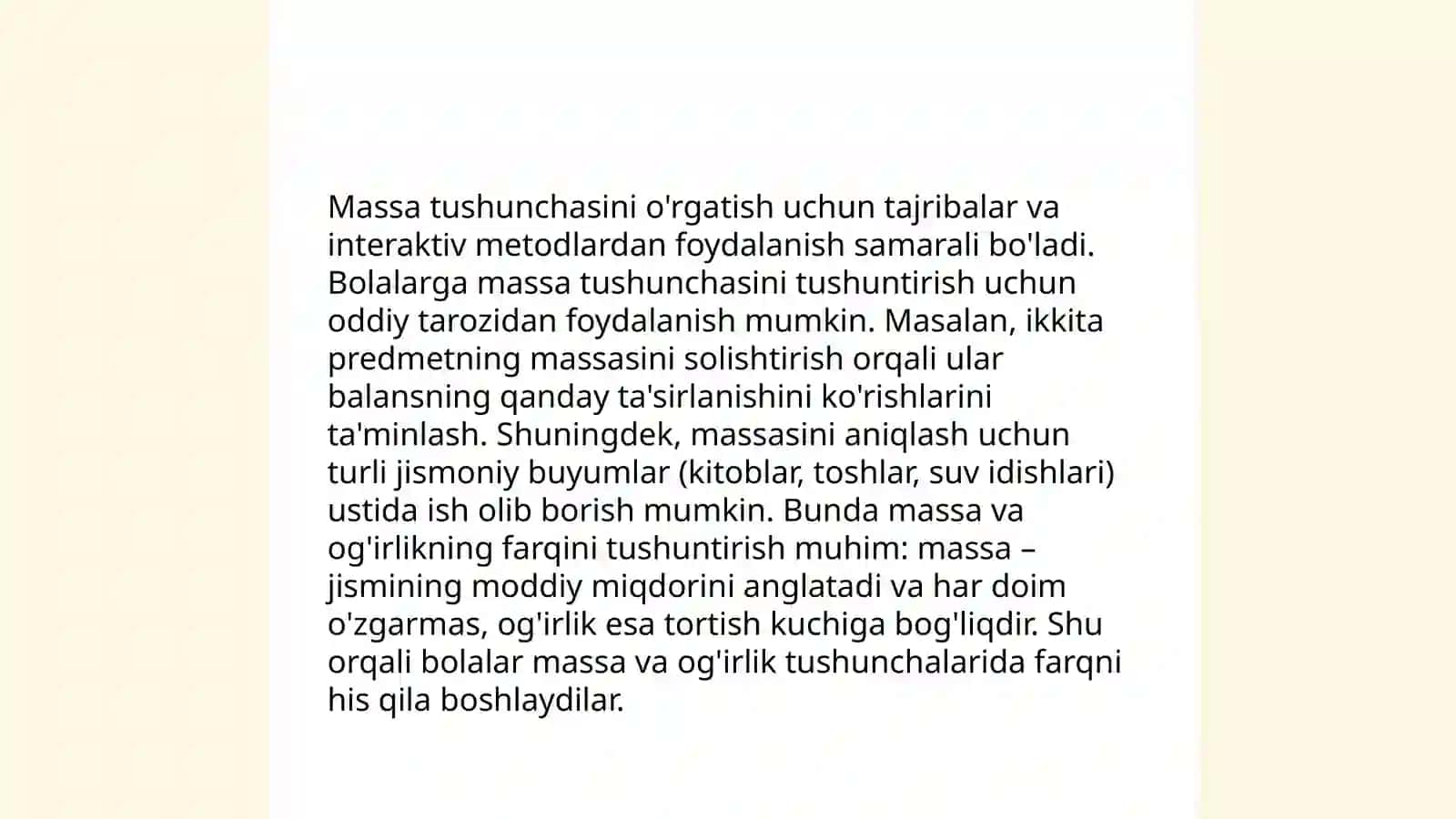 Boshlang‘ich sinflarda asosiy miqdorlar va ularni o‘lchov birliklarini o‘rgatish metodikasi 4