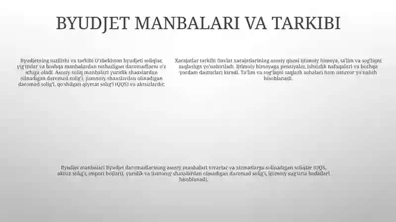 Byudjet Tizimi 4
