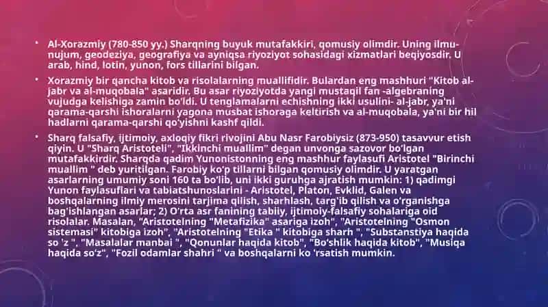YUKSAK MA’NAVIYATLI YOSHLARNI TARBIYALASHDA OʻRTA OSIYO ALLOMALARI ILMIY MEROSINING OʻRNI 4