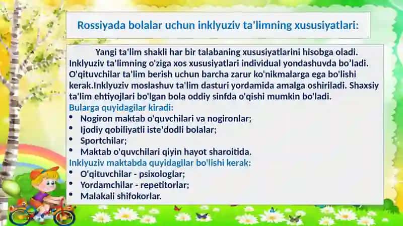 Inklyuziv ta’lim bo’yicha Xorij tajribasi bilan tanishish 4