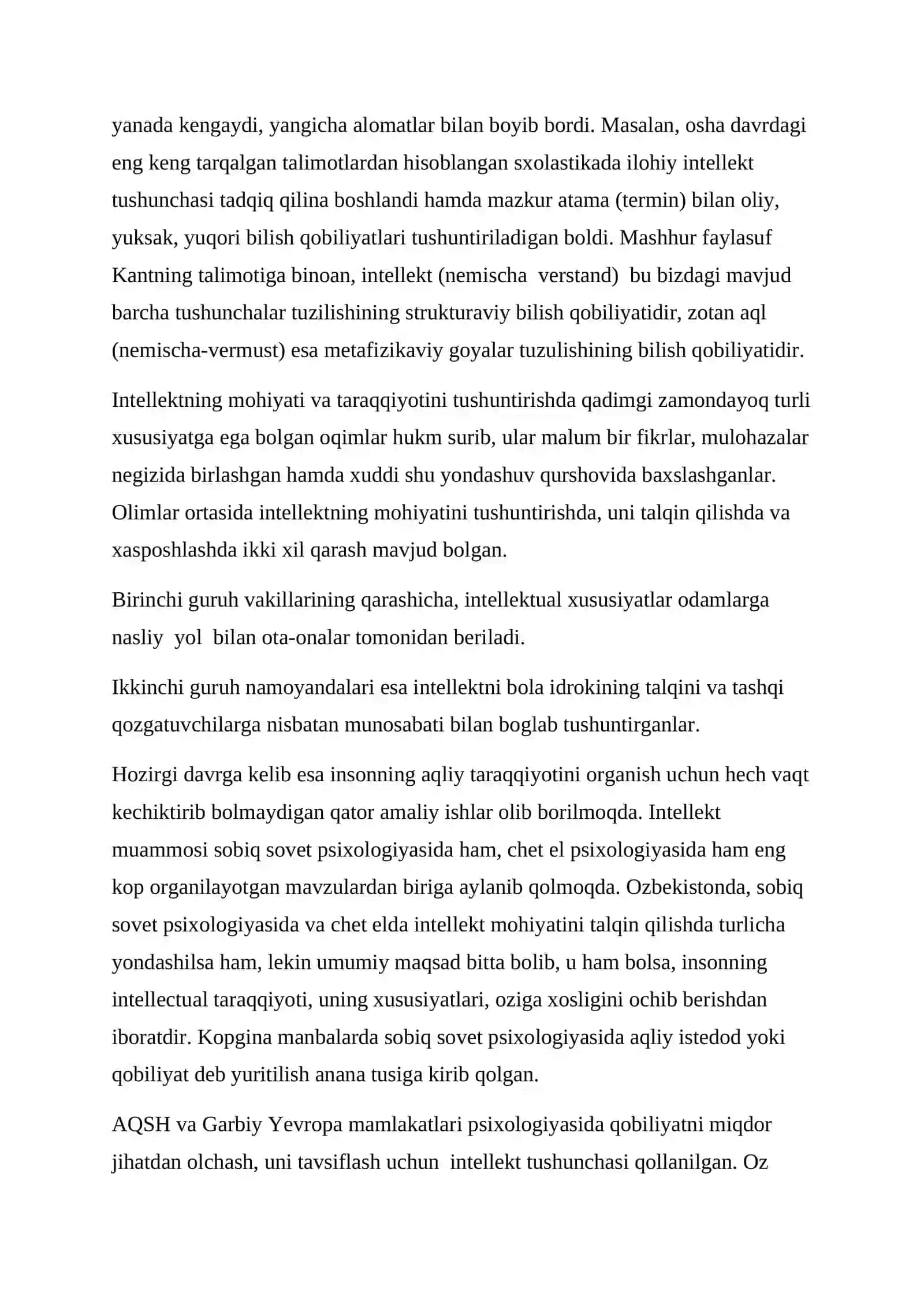 INTELEKT VA KREATIVLIK NAZARIYASI 4