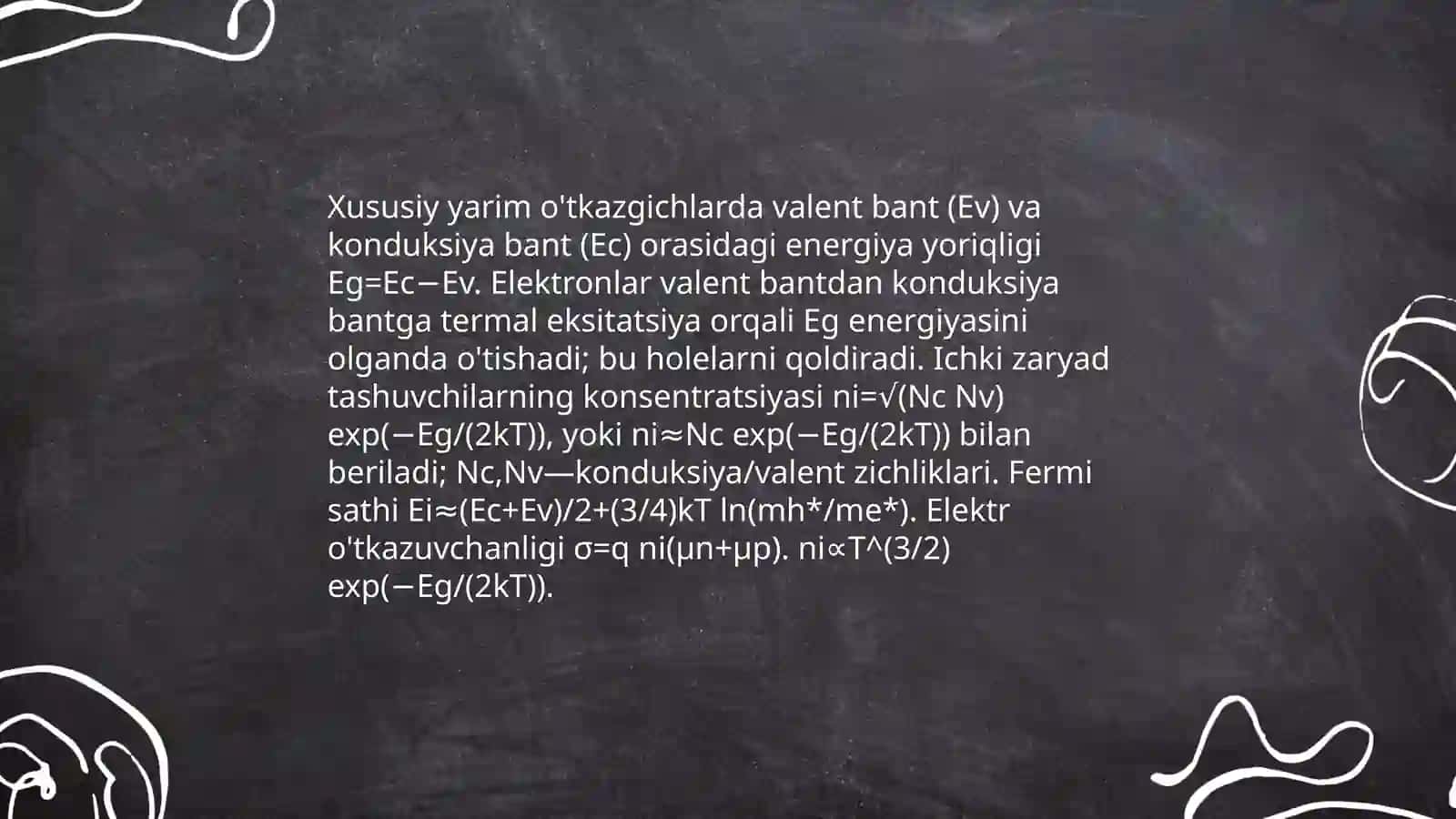 Xususiy yarim o‘tkazgichlar 4