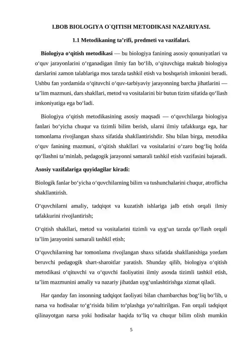 Biologiyada olimlar hayoti va faoliyatini o'rgatish metodikasi 4